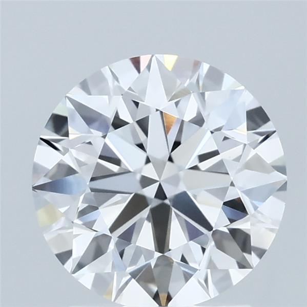 2.06 Carat Round Shaped, Ideal Cut, D Color, VVS1 Clarity, IGI Certified Lab Grown Diamond