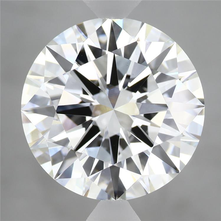 6.03 Carat Round Shaped, Excellent Cut, F Color, VS1 Clarity, IGI Certified Lab Grown Diamond