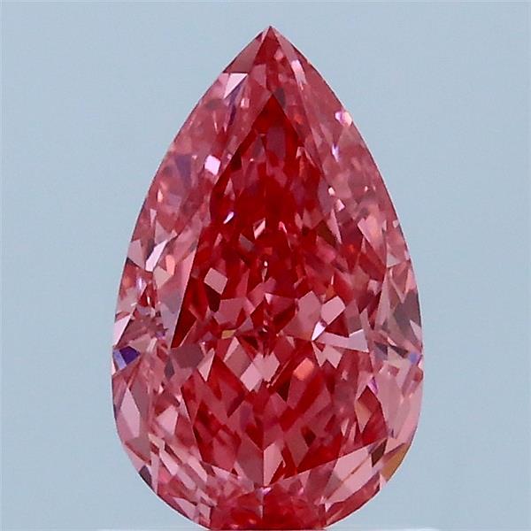 1.15 Carat Pear Shaped, Excellent Cut, FANCY VIVID PINK Color, VVS2 Clarity, IGI Certified Lab Grown Diamond