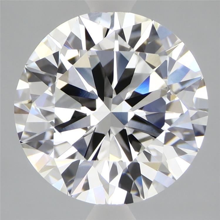 3.46 Carat Round Shaped, Excellent Cut, F Color, VVS2 Clarity, IGI Certified Lab Grown Diamond