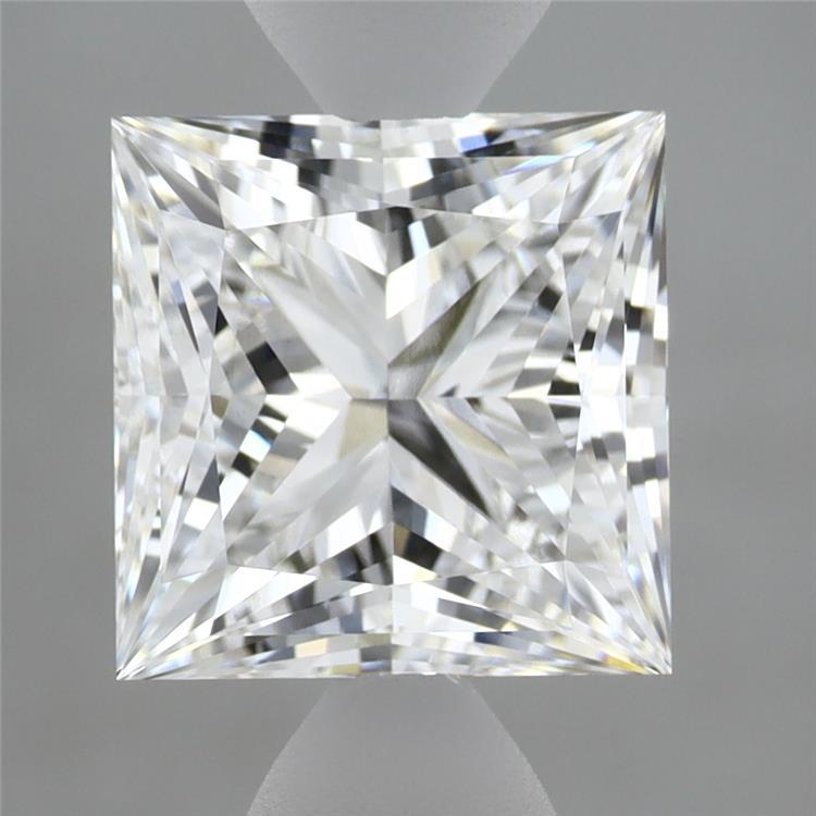 2.79 Carat Princess Shaped, Ideal Cut, E Color, VS1 Clarity, IGI Certified Lab Grown Diamond