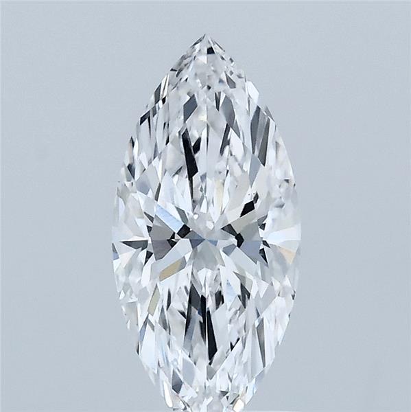 1.08 Carat Marquise Shaped, Ideal Cut, D Color, VVS2 Clarity, IGI Certified Lab Grown Diamond