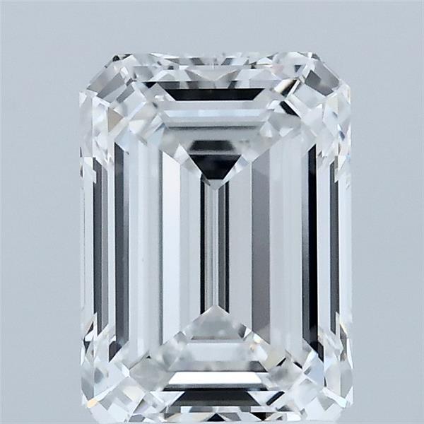 2.01 Carat Emerald Shaped, Ideal Cut, D Color, VS1 Clarity, IGI Certified Lab Grown Diamond