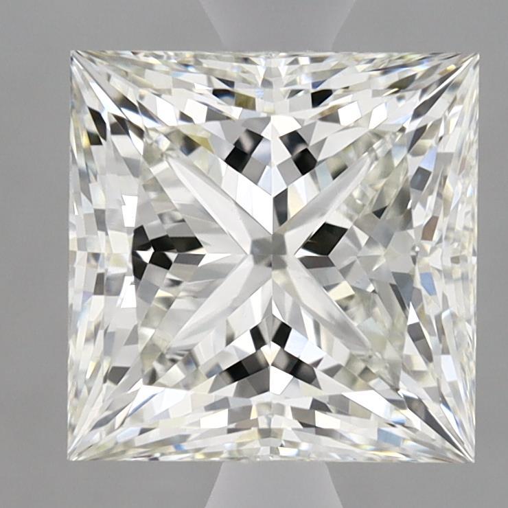 3.01 Carat Princess Shaped, Ideal Cut, G Color, VVS2 Clarity, IGI Certified Lab Grown Diamond