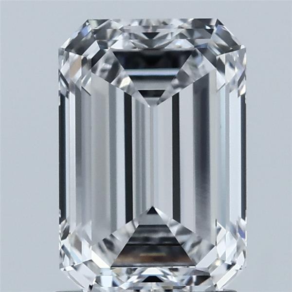 2.00 Carat Emerald Shaped, Ideal Cut, D Color, VVS1 Clarity, IGI Certified Lab Grown Diamond