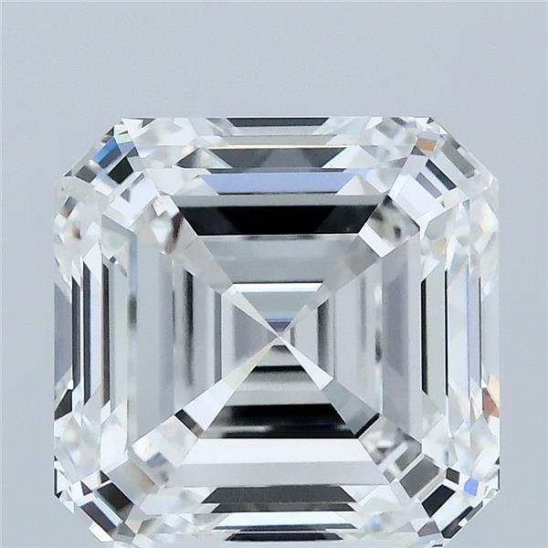 5.02 Carat Asscher Shaped, Ideal Cut, E Color, VVS2 Clarity, IGI Certified Lab Grown Diamond