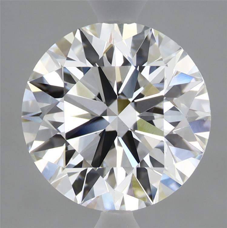3.04 Carat Round Shaped, Ideal Cut, E Color, VVS2 Clarity, IGI Certified Lab Grown Diamond