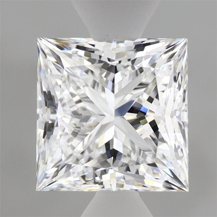 1.51 Carat Princess Shaped, Ideal Cut, D Color, VVS2 Clarity, IGI Certified Lab Grown Diamond