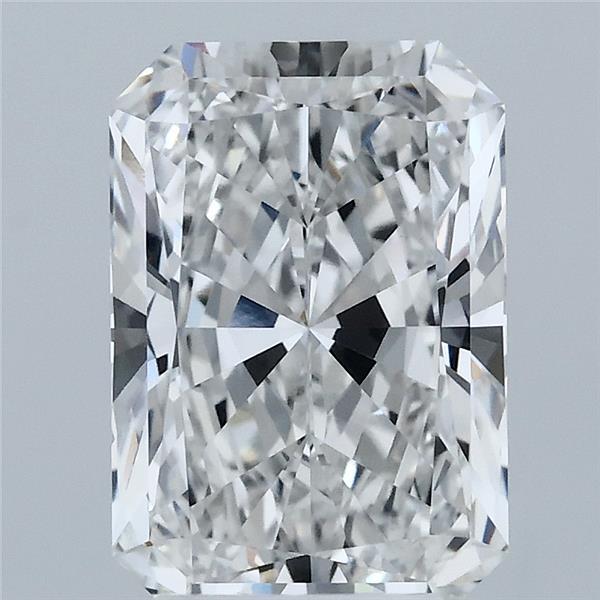 3.10 Carat Radiant Shaped, Ideal Cut, F Color, VVS2 Clarity, IGI Certified Lab Grown Diamond