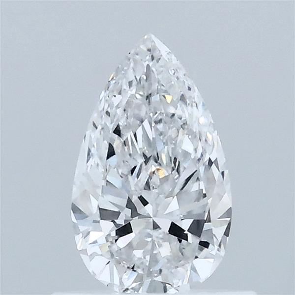 0.57 Carat Pear Shaped, Very Good Cut, D Color, VVS2 Clarity, IGI Certified Lab Grown Diamond