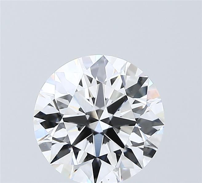 2.05 Carat Round Shaped, Ideal Cut, D Color, VVS2 Clarity, IGI Certified Lab Grown Diamond