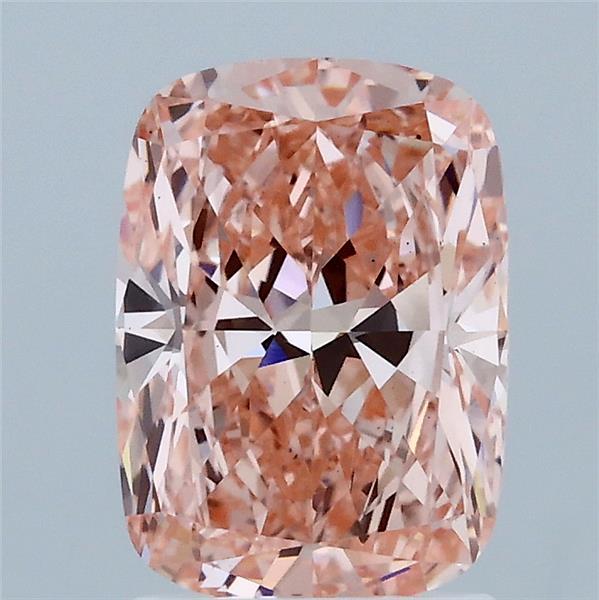 2.00 Carat Cushion Shaped, Excellent Cut, FANCY VIVID PINK Color, VS1 Clarity, IGI Certified Lab Grown Diamond
