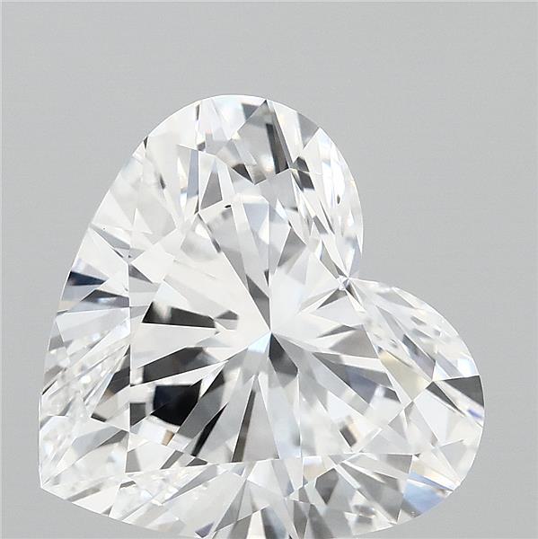 5.01 Carat Heart Shaped, Ideal Cut, E Color, VS2 Clarity, IGI Certified Lab Grown Diamond
