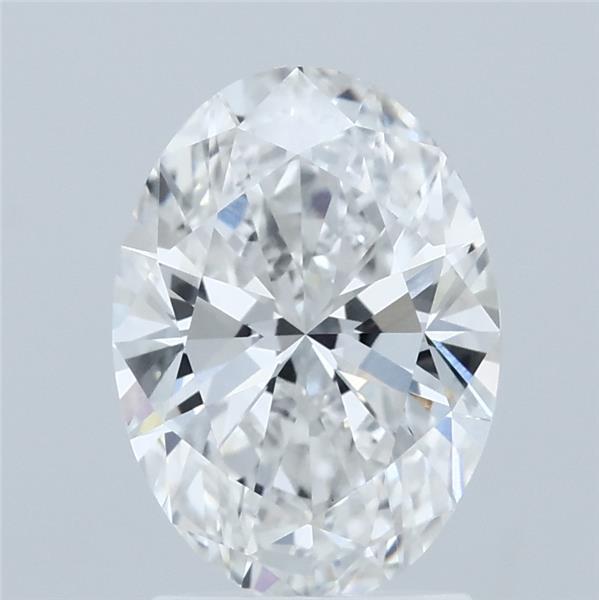 2.01 Carat Oval Shaped, Ideal Cut, E Color, VVS2 Clarity, IGI Certified Lab Grown Diamond