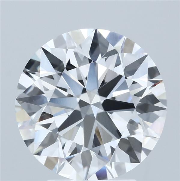3.84 Carat Round Shaped, Ideal Cut, E Color, VVS2 Clarity, IGI Certified Lab Grown Diamond