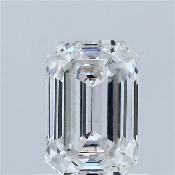 0.92 Carat Emerald Shaped, Ideal Cut, F Color, VS2 Clarity, IGI Certified Lab Grown Diamond