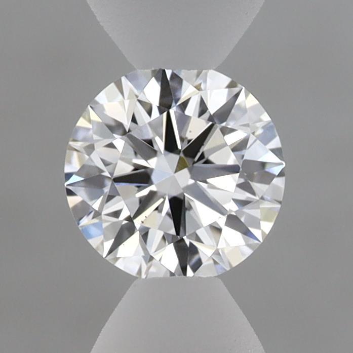 0.54 Carat Round Shaped, Ideal Cut, D Color, VS2 Clarity, IGI Certified Lab Grown Diamond