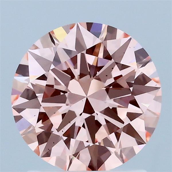 1.50 Carat Round Shaped, Excellent Cut, FANCY VIVID PINK Color, VS2 Clarity, IGI Certified Lab Grown Diamond
