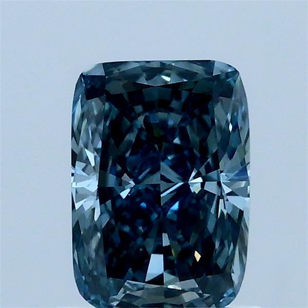0.87 Carat Radiant Shaped, Excellent Cut, FANCY VIVID BLUE Color, VS2 Clarity, IGI Certified Lab Grown Diamond