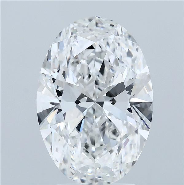 3.44 Carat Oval Shaped, Ideal Cut, E Color, VVS2 Clarity, IGI Certified Lab Grown Diamond