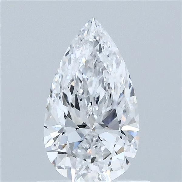 0.71 Carat Pear Shaped, Ideal Cut, D Color, VVS2 Clarity, IGI Certified Lab Grown Diamond