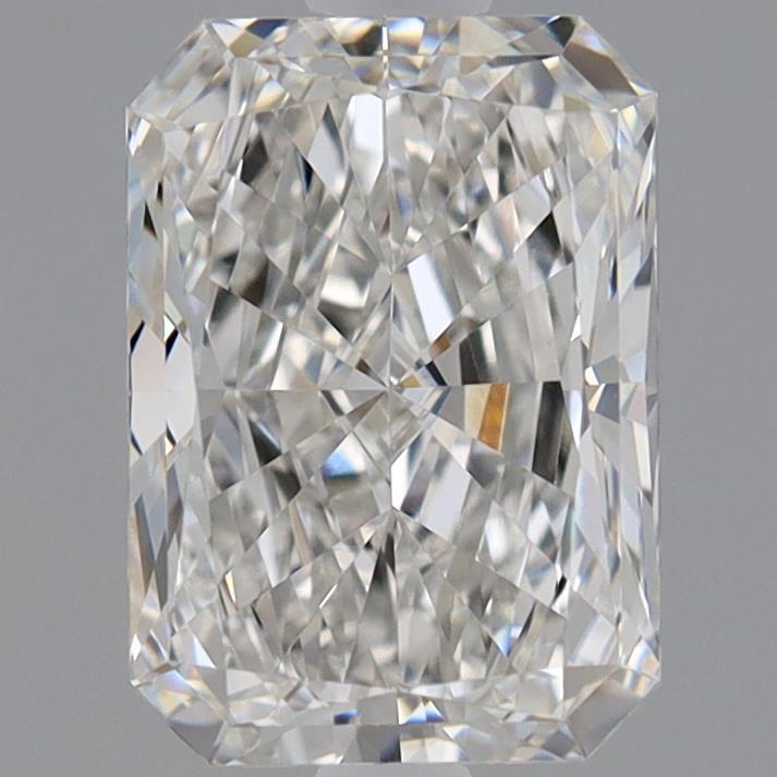 1.44 Carat Radiant Shaped, Excellent Cut, F Color, VVS2 Clarity, IGI Certified Lab Grown Diamond