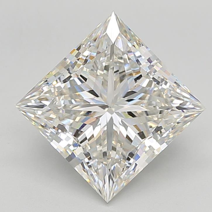 4.02 Carat Princess Shaped, Ideal Cut, G Color, VS1 Clarity, IGI Certified Lab Grown Diamond