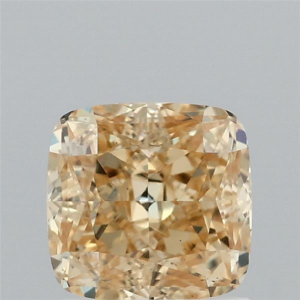 1.51 Carat Cushion Shaped, Ideal Cut, FANCY INTENSE YELLOW Color, VS2 Clarity, IGI Certified Lab Grown Diamond