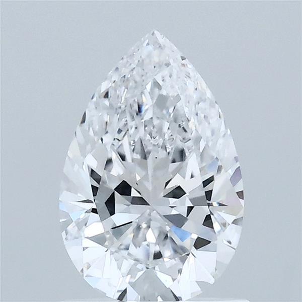1.00 Carat Pear Shaped, Ideal Cut, D Color, VS1 Clarity, IGI Certified Lab Grown Diamond