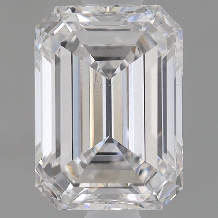 0.96 Carat Emerald Shaped, Ideal Cut, E Color, VS1 Clarity, IGI Certified Lab Grown Diamond