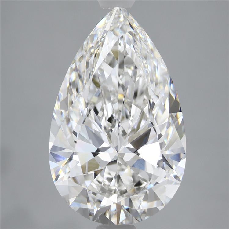 4.54 Carat Pear Shaped, Ideal Cut, E Color, VVS2 Clarity, IGI Certified Lab Grown Diamond