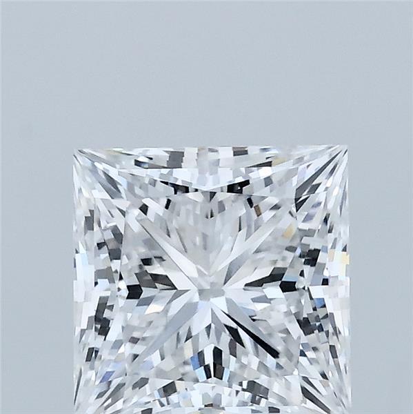 2.08 Carat Princess Shaped, Ideal Cut, D Color, VVS2 Clarity, IGI Certified Lab Grown Diamond