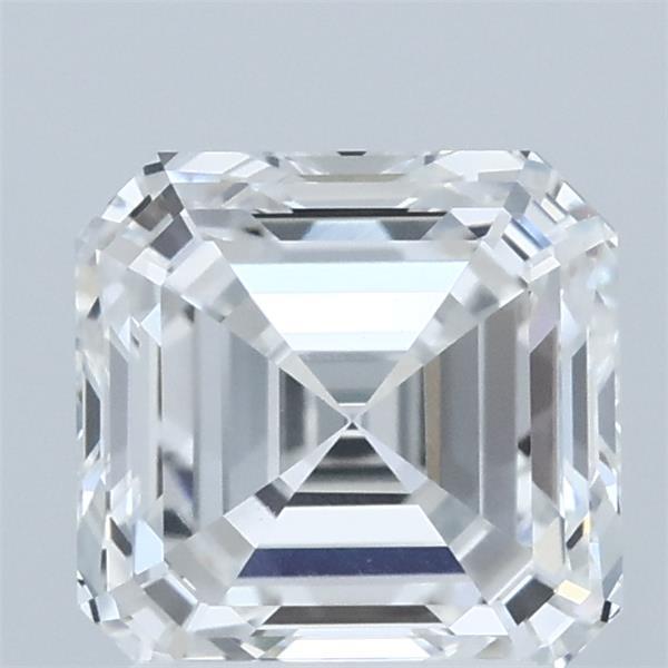 2.05 Carat Asscher Shaped, Excellent Cut, E Color, VVS2 Clarity, IGI Certified Lab Grown Diamond