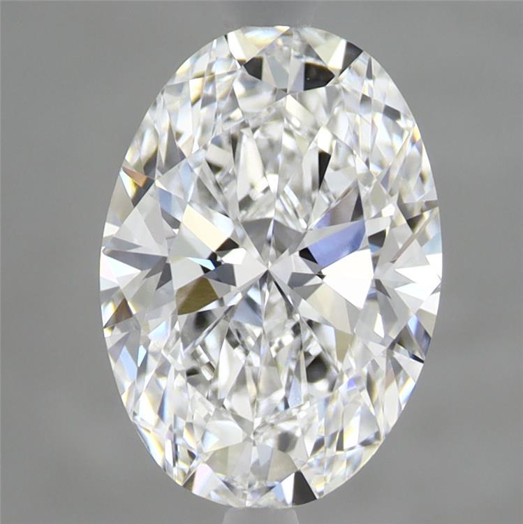 2.08 Carat Oval Shaped, Ideal Cut, D Color, IF Clarity, IGI Certified Lab Grown Diamond