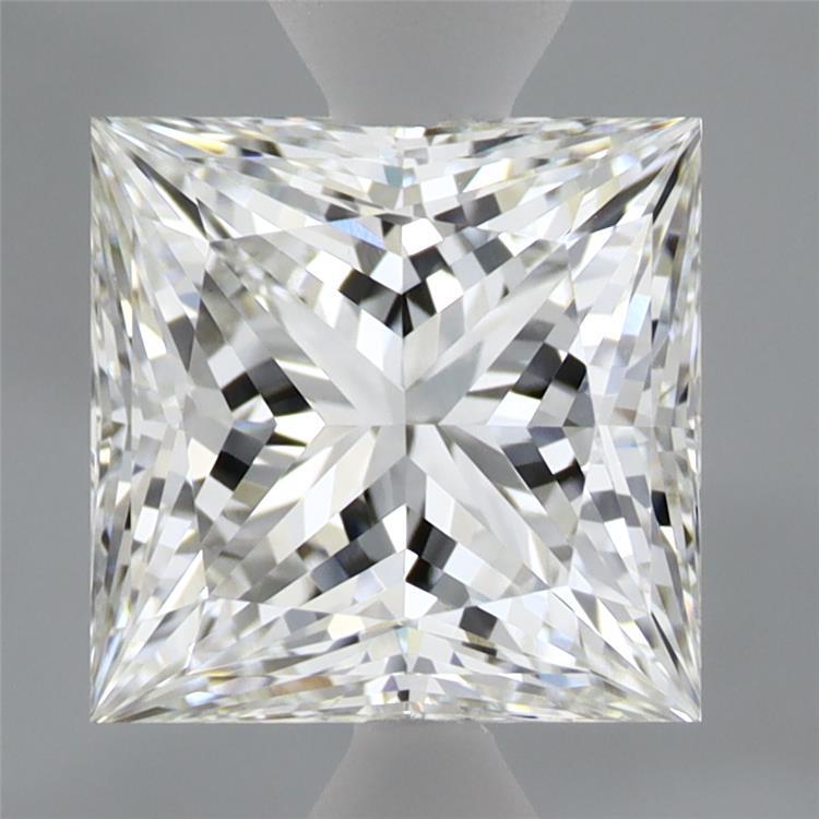 2.36 Carat Princess Shaped, Ideal Cut, F Color, VVS2 Clarity, IGI Certified Lab Grown Diamond