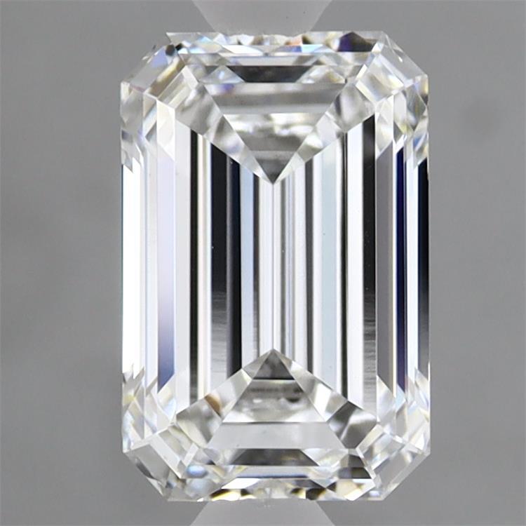 1.69 Carat Emerald Shaped, Ideal Cut, E Color, VVS2 Clarity, IGI Certified Lab Grown Diamond