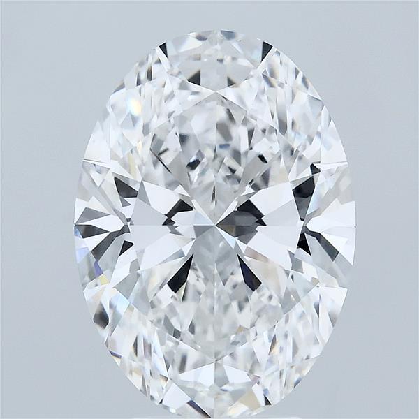 5.04 Carat Oval Shaped, Ideal Cut, D Color, VVS2 Clarity, IGI Certified Lab Grown Diamond
