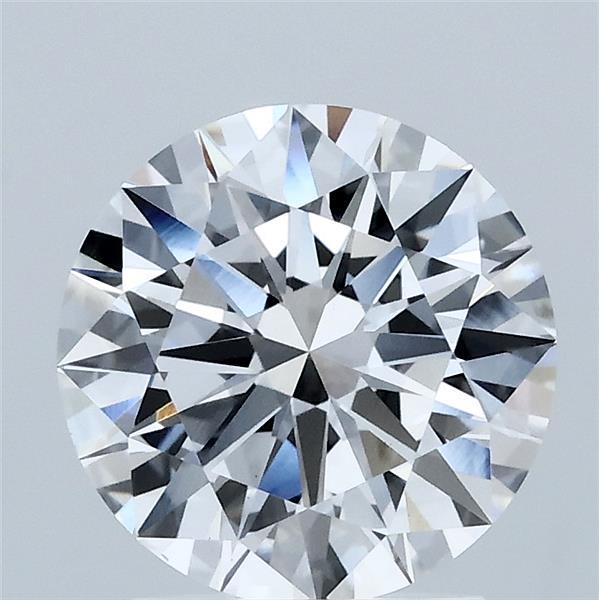 2.01 Carat Round Shaped, Excellent Cut, D Color, VS1 Clarity, IGI Certified Lab Grown Diamond