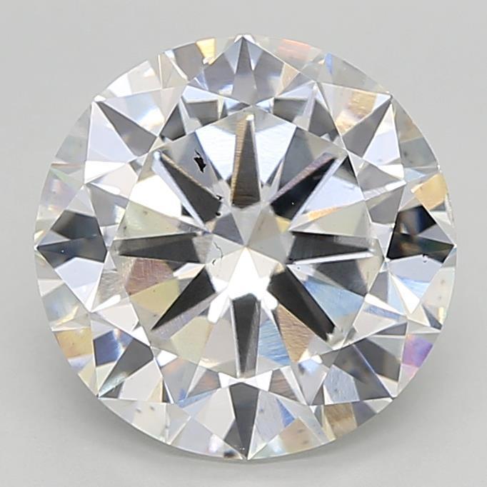 5.01 Carat Round Shaped, Very Good Cut, E Color, SI1 Clarity, IGI Certified Lab Grown Diamond