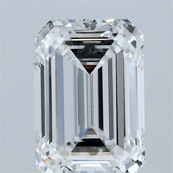 2.00 Carat Emerald Shaped, Ideal Cut, D Color, VS2 Clarity, IGI Certified Lab Grown Diamond
