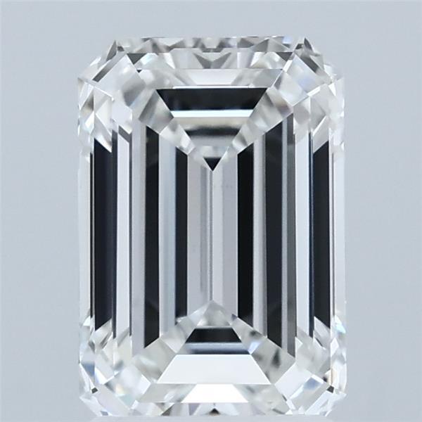 2.02 Carat Emerald Shaped, Ideal Cut, E Color, VVS2 Clarity, IGI Certified Lab Grown Diamond