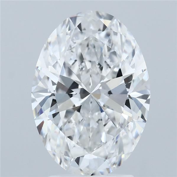 3.10 Carat Oval Shaped, Ideal Cut, E Color, VVS2 Clarity, IGI Certified Lab Grown Diamond