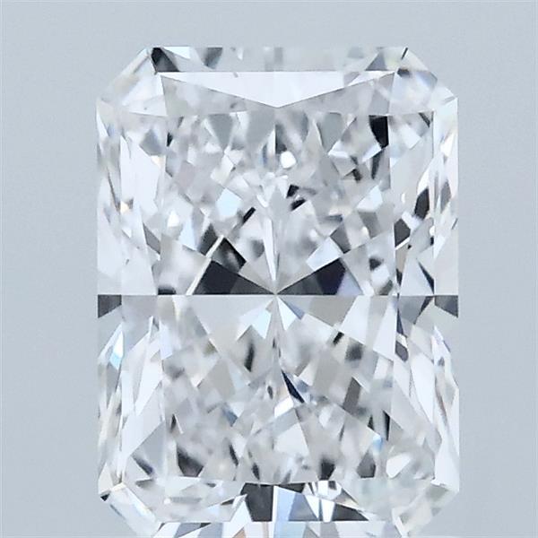 1.54 Carat Radiant Shaped, Excellent Cut, D Color, VVS2 Clarity, IGI Certified Lab Grown Diamond