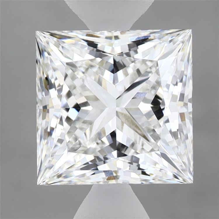 2.59 Carat Princess Shaped, Ideal Cut, E Color, VS1 Clarity, IGI Certified Lab Grown Diamond