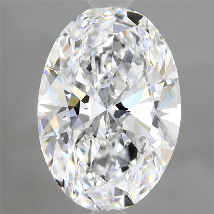 2.10 Carat Oval Shaped, Ideal Cut, D Color, VVS1 Clarity, IGI Certified Lab Grown Diamond