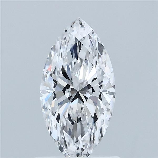 1.01 Carat Marquise Shaped, Ideal Cut, D Color, VVS2 Clarity, IGI Certified Lab Grown Diamond