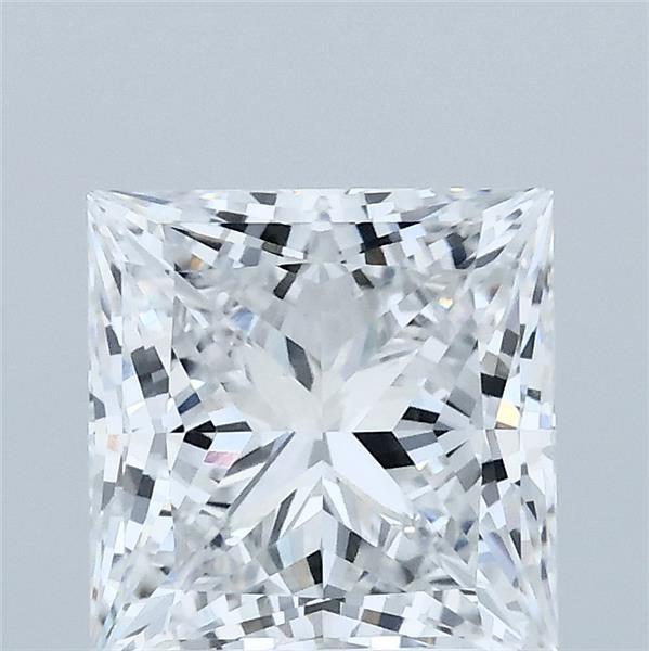 2.21 Carat Princess Shaped, Ideal Cut, D Color, VVS2 Clarity, IGI Certified Lab Grown Diamond