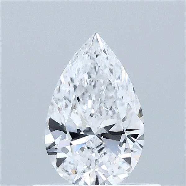 0.51 Carat Pear Shaped, Ideal Cut, D Color, VS1 Clarity, IGI Certified Lab Grown Diamond
