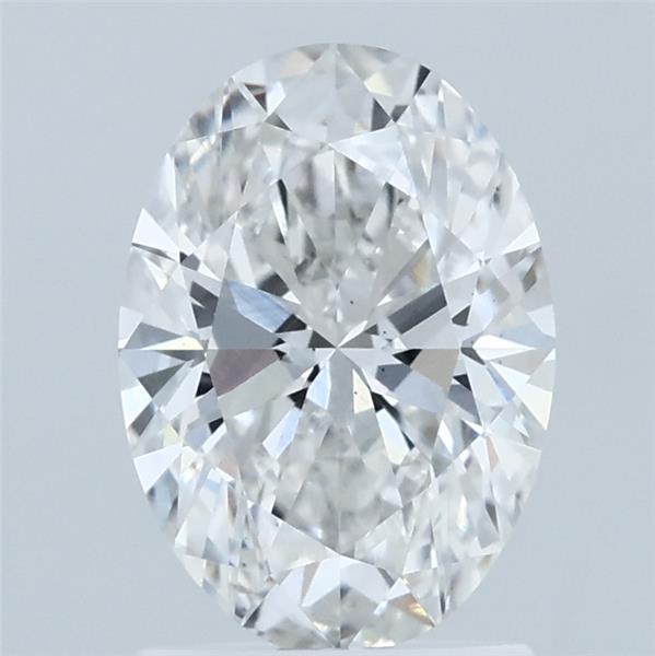 1.55 Carat Oval Shaped, Ideal Cut, E Color, VS2 Clarity, IGI Certified Lab Grown Diamond