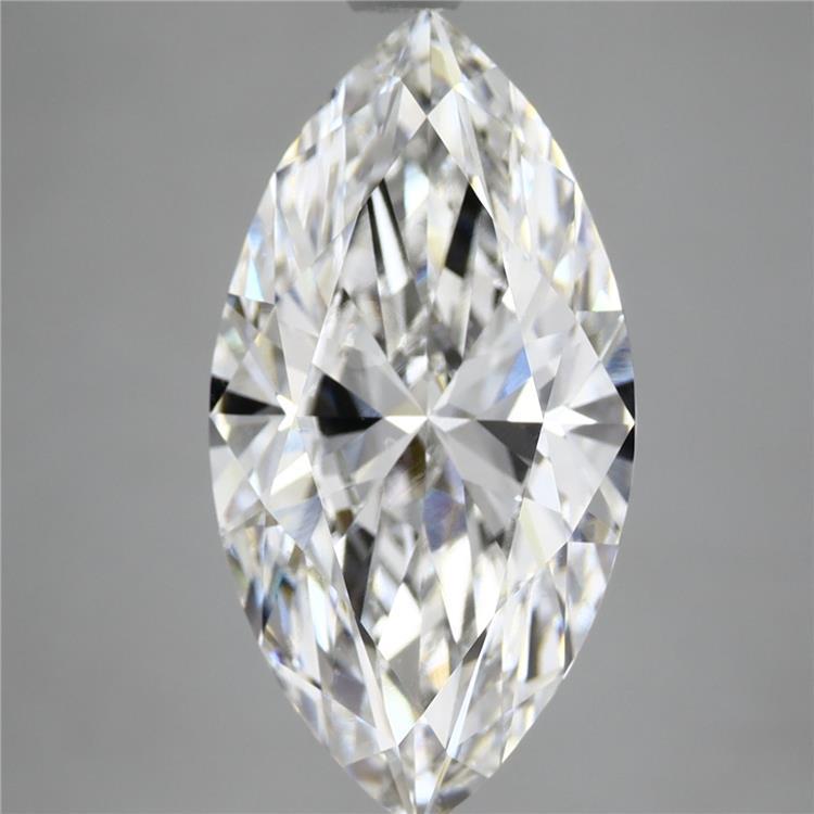 5.08 Carat Marquise Shaped, Ideal Cut, E Color, VVS2 Clarity, IGI Certified Lab Grown Diamond